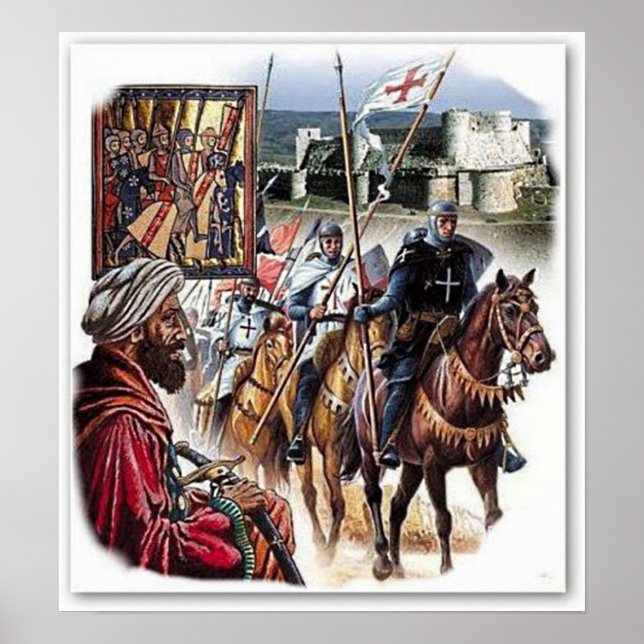 Poster Cavalgada dos cruzados (Frente)