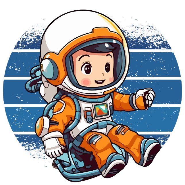 Poster Cavalgando Cometas (Bouncing through Space with Joyful Curiosity!)