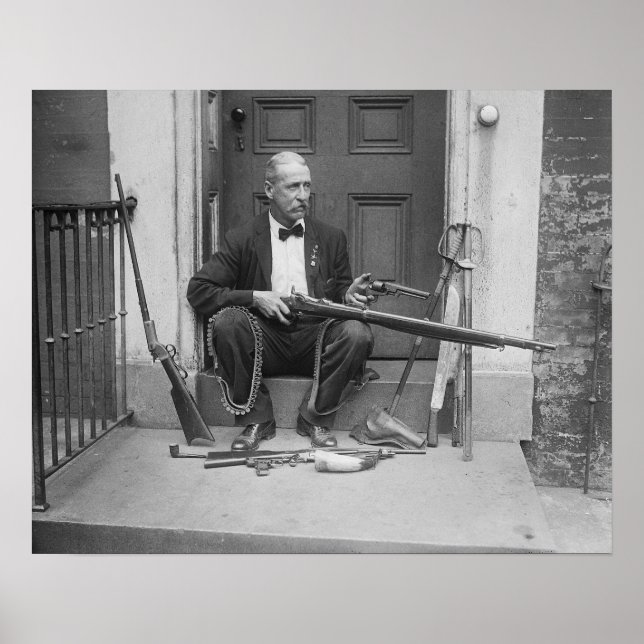 Pôster Cavalheiro Gunslinger, 1927. Vintage Photo (Frente)