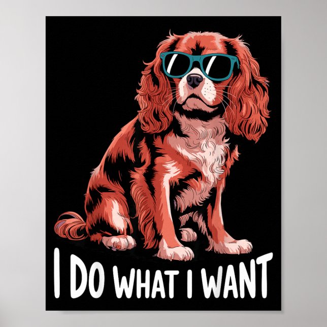 Poster Cavalier King Charles Art For Men Women Cavalier S (Frente)