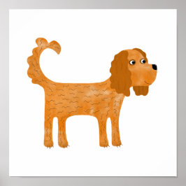 Poster Cavalier King Charles Spaniel Cão