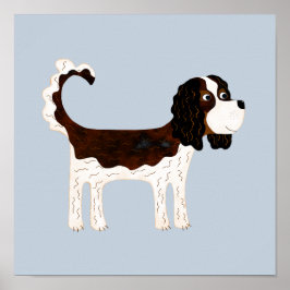 Poster Cavalier King Charles Spaniel Cão