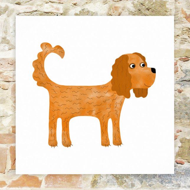 Poster Cavalier King Charles Spaniel Dog (Criador carregado)