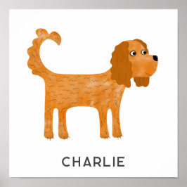 Poster Cavalier King Charles Spaniel Personalizado