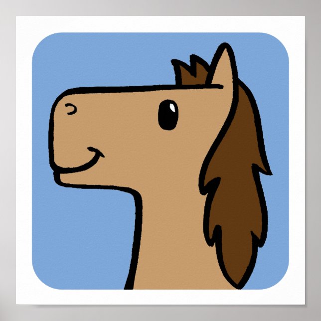 Pôster Cavalo (Frente)