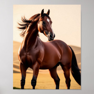 Poster cavalo americano