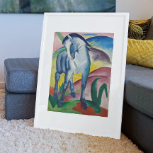 Cavalo Azul por Franz Marc, Arte Fino Vintage