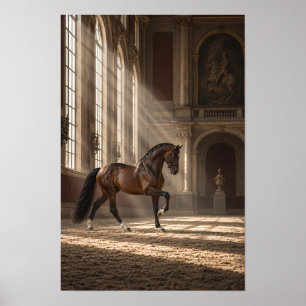 Poster Cavalo Baio em Arte de Parede de Grande Sala de Mo