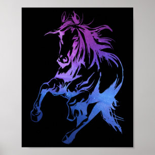 Poster Cavalo Cavalo Ancorado Cavalo Ancorado Silhueta G