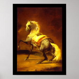 PÔSTER CAVALO DE CINZA DAPPLED