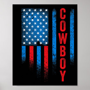 Poster Cavalo de Cowboy Mostra Cavalo Andando Cavalo 2