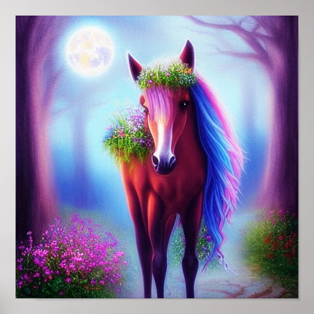 Poster Cavalo de fantasia   (Frente)