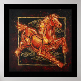 Poster Cavalo de Fogo