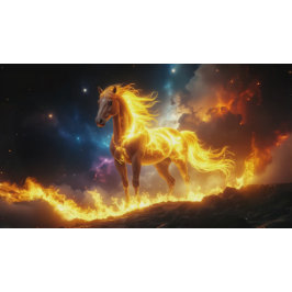 POSTER CAVALO DE FOGO - 2026 - ZODÍACOS CHINESES