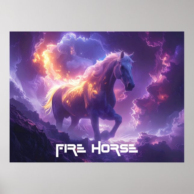 POSTER CAVALO DE FOGO - SHENG XIAO (Frente)