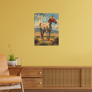 Poster Cavalo de Idaho Appaloosa