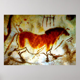 Pôster Cavalo de Lascaux (extra grande)
