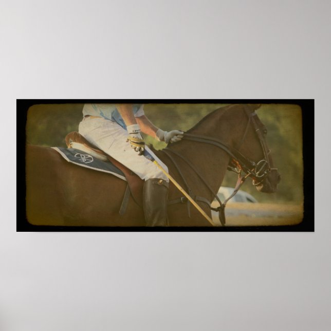 Pôster Cavalo de Polo (Frente)