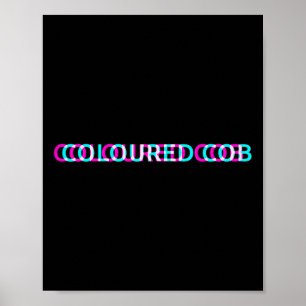 Poster Cavalo de Raça de Raça Cob Colorido