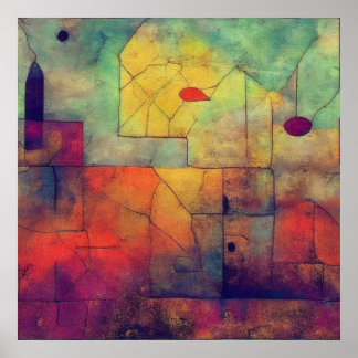 Poster Cavalo de Troia abstrato