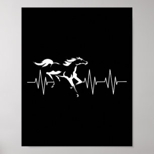 Poster Cavalo do Cavalo do trevo do animal Presente Caval