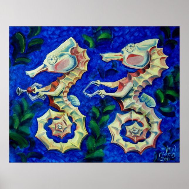 Poster Cavalo do Mar de Tandem (Frente)