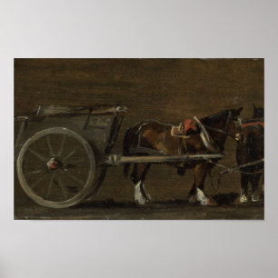 Poster Cavalo e carrinho - John Constable