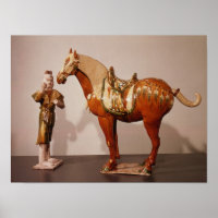 Cavalo e noivo, dinastia Tang