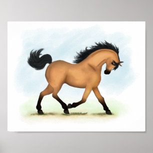 Poster Cavalo Equestre Equestre Equestre de Cavalo Equest