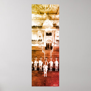 Poster Cavalo Escola de Equitação Espanhola Vintage Áustr