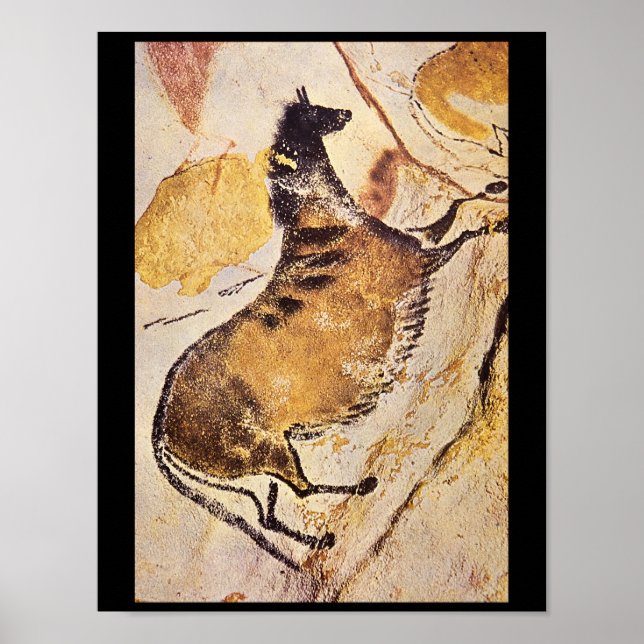 Poster Cavalo", Lascaux, Dordogne_Art da Antiguidade (Frente)