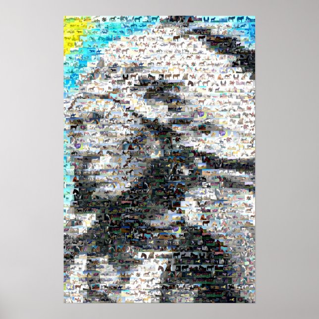 Poster Cavalo Louco Indiano (Frente)