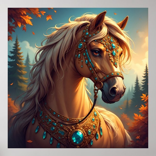 Poster Cavalo magnífico (Frente)