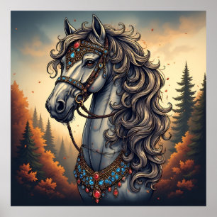 Poster Cavalo magnífico
