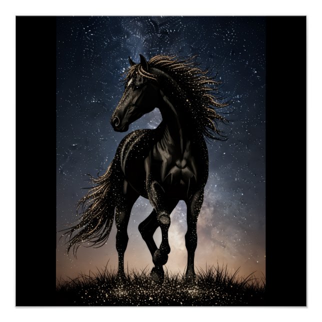 Pôster Cavalo Majestoso (Frente)