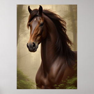 Poster Cavalo Majestoso e Bonito