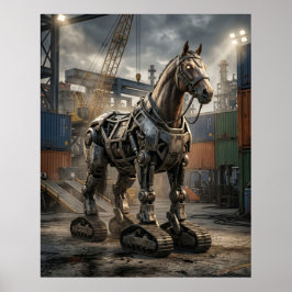 Poster Cavalo Malhado Reforçado