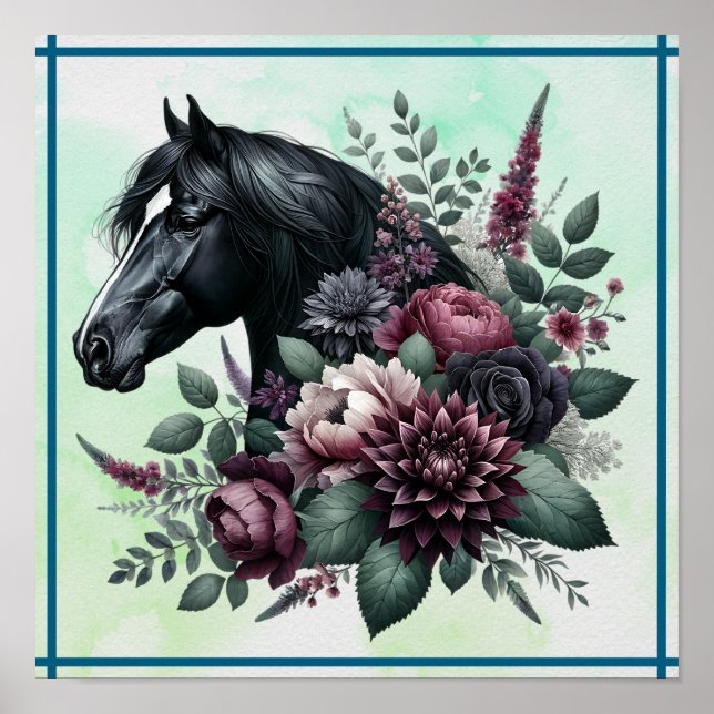 Poster Cavalo Negro (Frente)