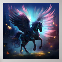 cavalo peguim transversal luminescente