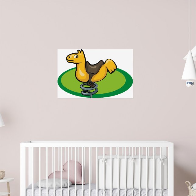 Poster Cavalo-Primavera (Criador carregado)