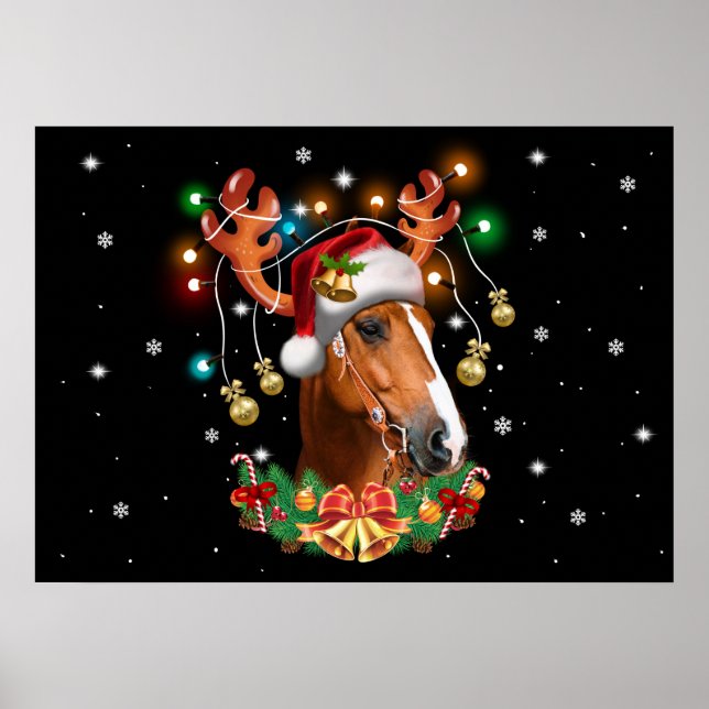 Poster Cavalo Reindeer (Frente)