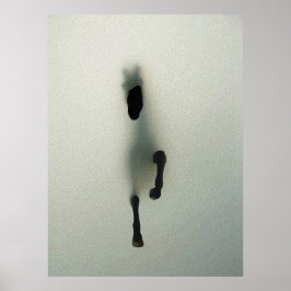 Poster Cavalo Rompendo a Névoa - Arte Abstrata
