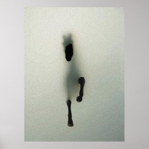 Poster Cavalo Rompendo a Névoa - Arte Abstrata