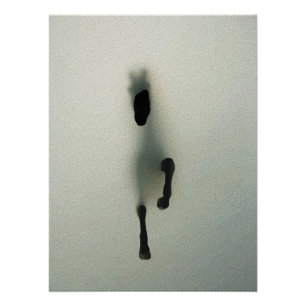 Pôster Cavalo Rompendo a Névoa - Arte Abstrata
