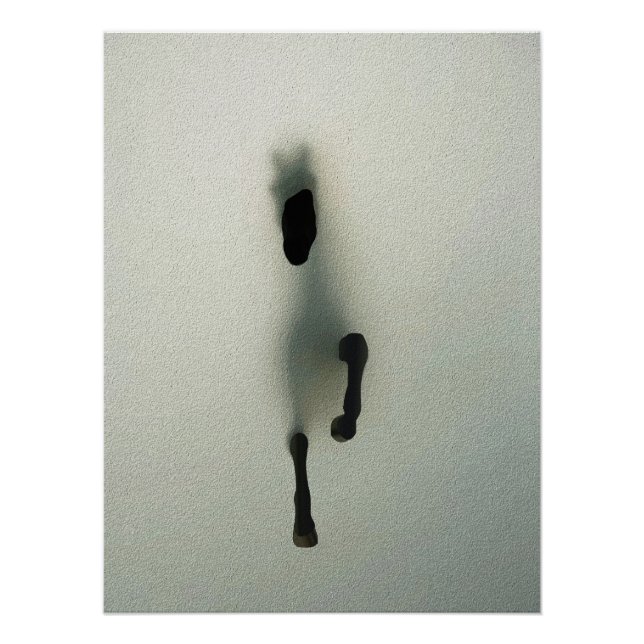 Pôster Cavalo Rompendo a Névoa - Arte Abstrata (Frente)