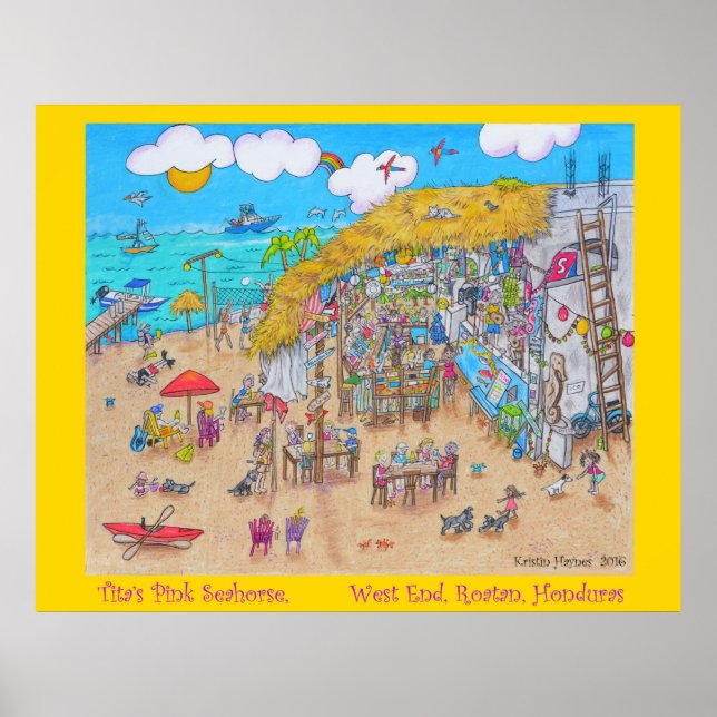 Poster Cavalo Rosa de Tita (Frente)