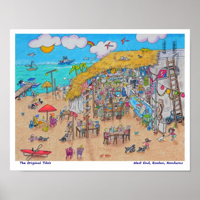 Poster Cavalo Rosa de Tita (Frente)