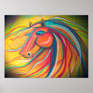 Pôster Cavalo selvagem
