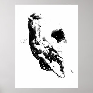 Poster Cavalo Selvagem Correndo - Liberdade