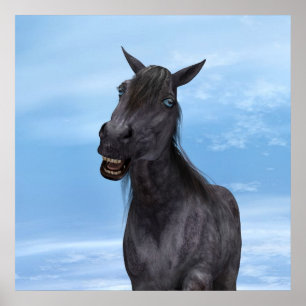 Pôster Cavalo Sorridente